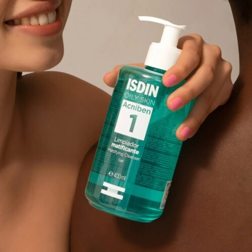 Isdin Acniben 1 Gel Nettoyant Matifiant 400ml 5