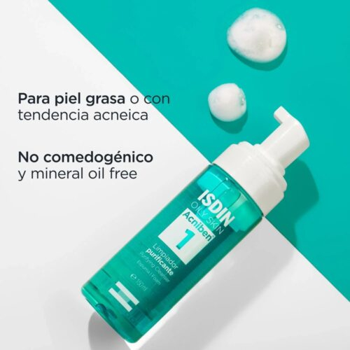 Isdin Acniben 1 Mousse Nettoyante Purifiante 150ml 9