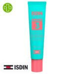 Produit de la marque Isdin Acniben 3 On The Spot Correcteur Boutons Localisés – 15ml sur un fond blanc avec un logo Parachezvous celui de de la marque Isdin