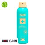 Produit de la marque Isdin Acniben (+) Spray Anti-Boutons Coprs – 150ml sur un fond blanc avec un logo Parachezvous celui de de la marque Isdin