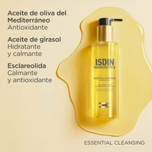 Isdin Isdinceutics Essential Cleansing Huile Nettoyante 200ml 3