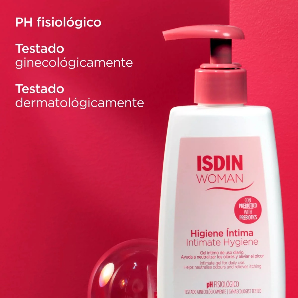 ISDIN - Woman Gel Nettoyant Intime Sans Savon - 200ml - Image 3