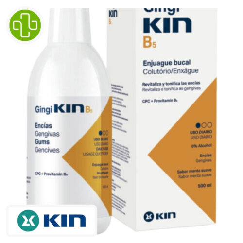 KIN B5 Bain de Bouche Gencives Revitalisant & Tonifiant Usage Quotidien - 500ml