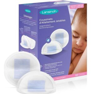 Lansinoh Coussinets D Allaitement Jetables Blue Lock 60u