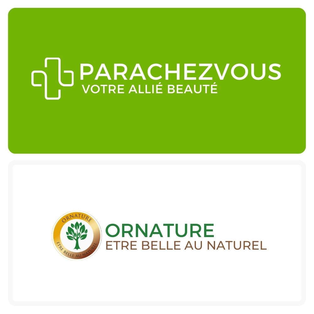 Logo de la marque ornature maroc et celui de la parapharmacie en ligne parachezvous