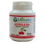 VertuPlus Acerola Bio Vitamine C Naturelle Immunité et Fatigue 500mg - 60 Gélules