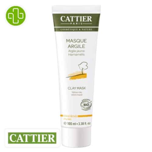 Cattier Masque à l'Argile Jaune Peau Sèche Bio - 100ml