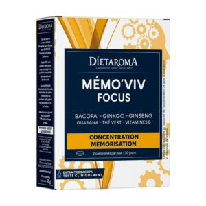 Dietaroma Memo Viv Focus 60 Comprimes