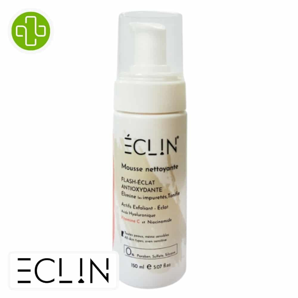 Eclin Mousse Nettoyante Flash Eclat Antioxydante 150ml