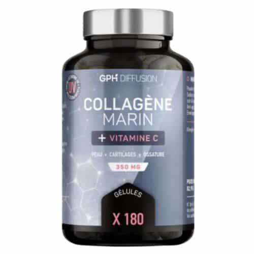 GPH Diffusion Collagène Marin et Vitamine C 350mg - 180 Gélules
