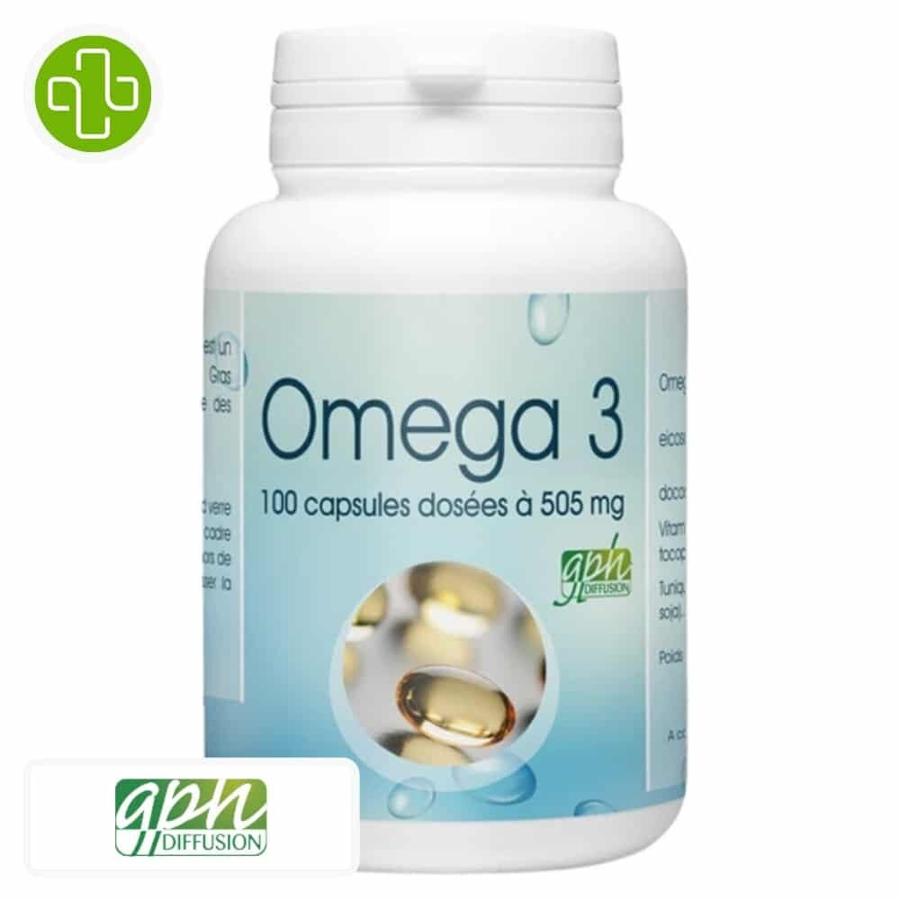 Gph Diffusion Omega 3 505mg 100 Capsules