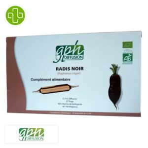 Gph Diffusion Radis Noir Ampoules 20x15ml