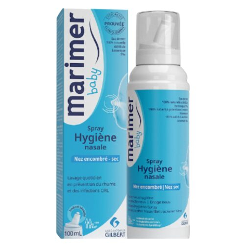 Marimer Baby Spray Hygiène Nasale Nez Encombré et Sec - 100ml