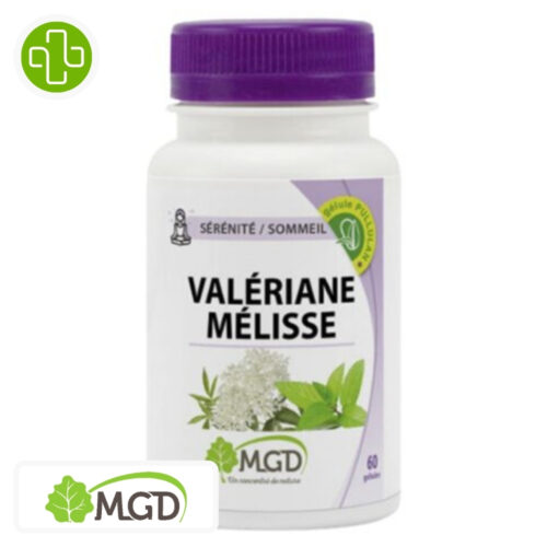 MGD Nature Sérénité / Sommeil Valériane et Mélisse - 60 Gélules