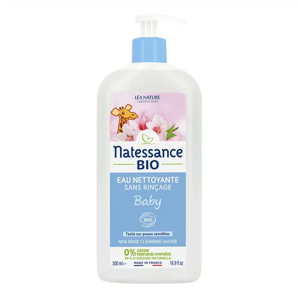 Natessance Baby Eau Nettoyante Sans Rincage 500ml