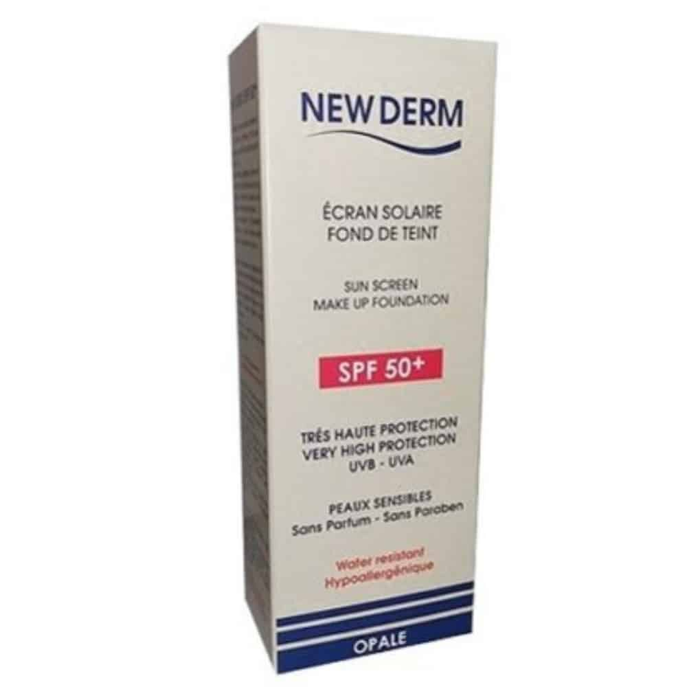 New Derm Ecran Solaire Fond De Teint Opale Spf50 50ml