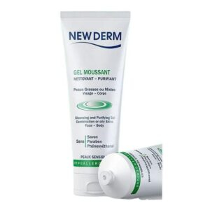 New Derm Gel Moussant Nettoyant Purifiant 250ml