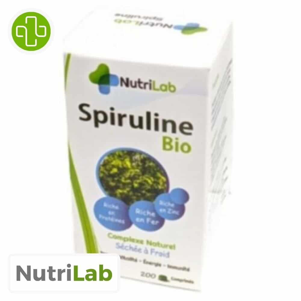 Nutrilab Spiruline Bio 120 Comprimes