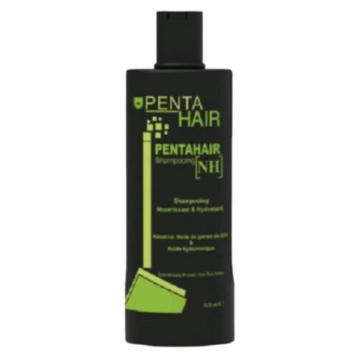 PentaSkin Hair NH Shampoing Nourrissant et Hydratant (Kératine, Huile de Germes de Blé et Acide Hyaluronique) - 500ml