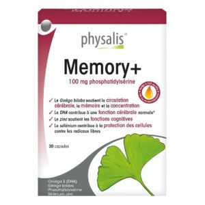 Physalis Memory 100mg Phosphatidylserine 30 Capsules