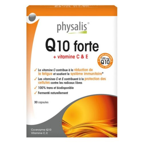 Physalis Q10 Forte + Vitamine C et E - 30 Capsules