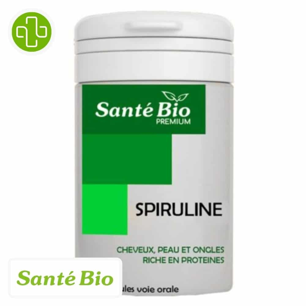 Sante Bio Premium Spiruline Cheveux Ongles Et Peau 120 Gelules