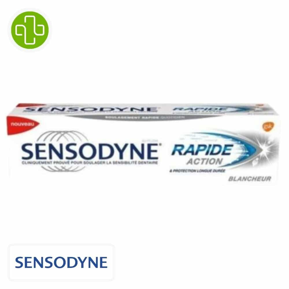 Sensodyne Dentifrice Rapide Action Blancheur 75ml