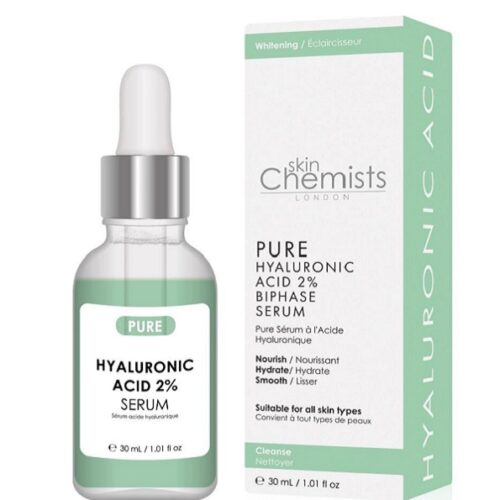 SkinChemists Pur Acide Hyaluronique 2% Sérum Biphase - 30ml