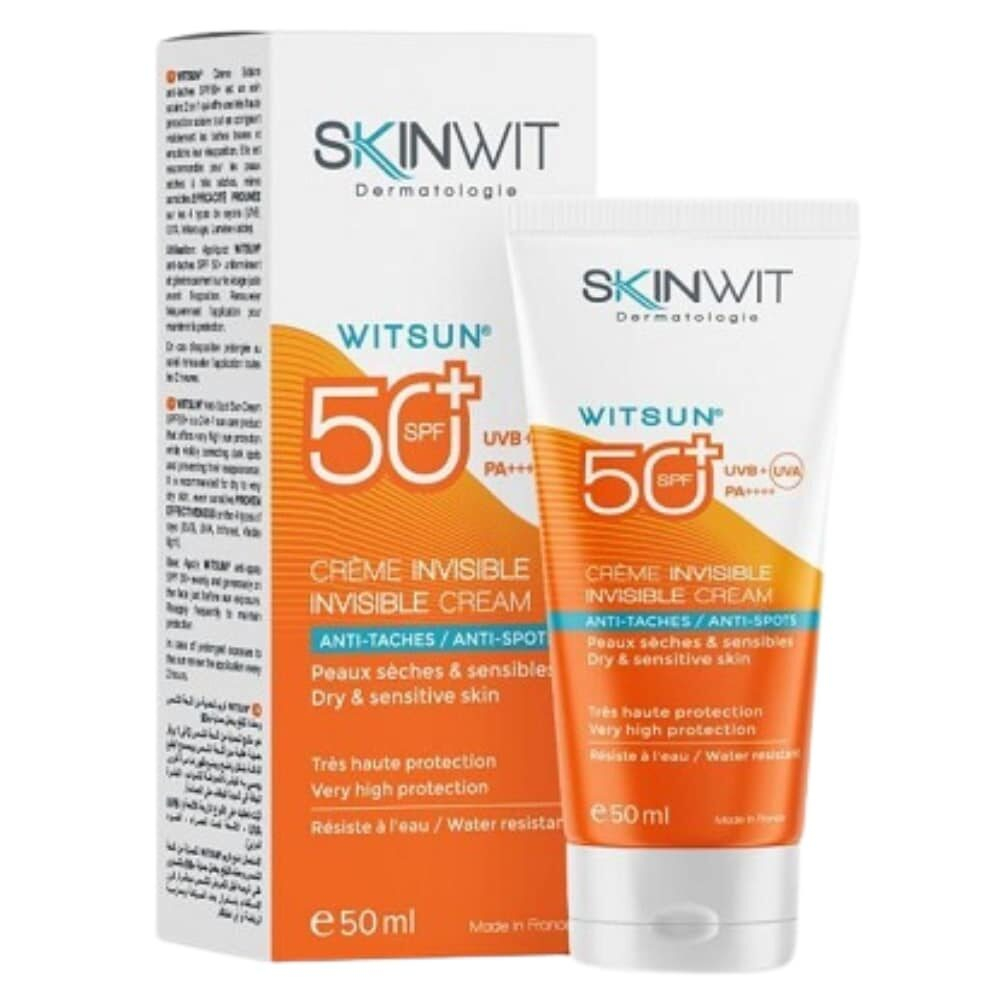 Skinwit Witsun Creme Solaire Anti Taches Invisible Spf50 50ml