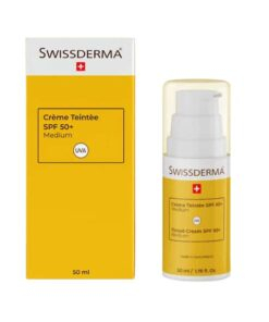 Swissderma Creme Teinte Medium Spf50 50ml