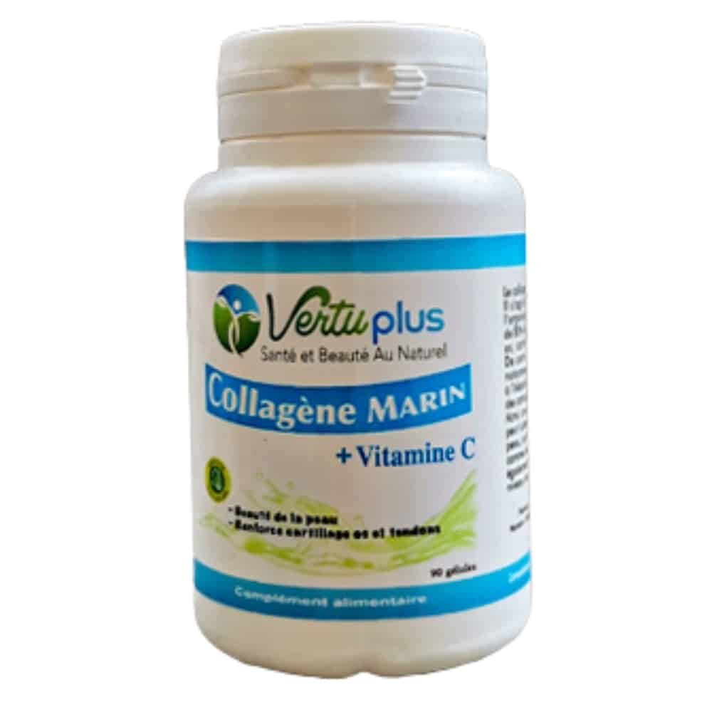 Vertuplus Collagene Marin Et Vitamine C 90 Gelules