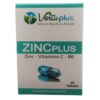 VertuPlus ZincPlus Zinc, Vitamine C et B6 - 60 Gélules