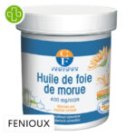 Fenioux Huile de Foie de Morue 400mg Maintient d'Une Ossature Normale - 120 Capsules