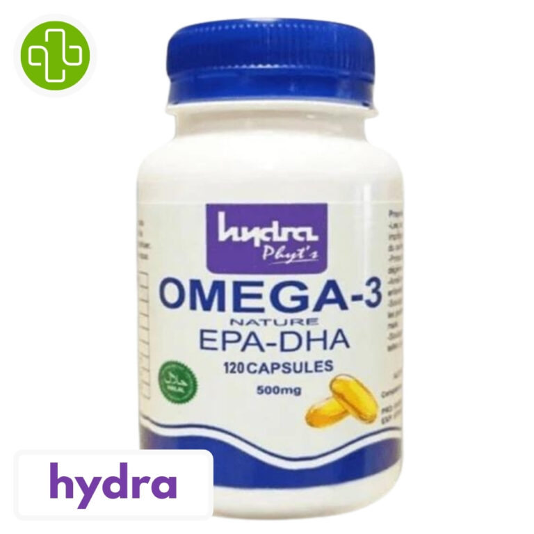 Hydra Phyts Oméga3 Nature EPADHA 500mg 120 Capsules Maroc