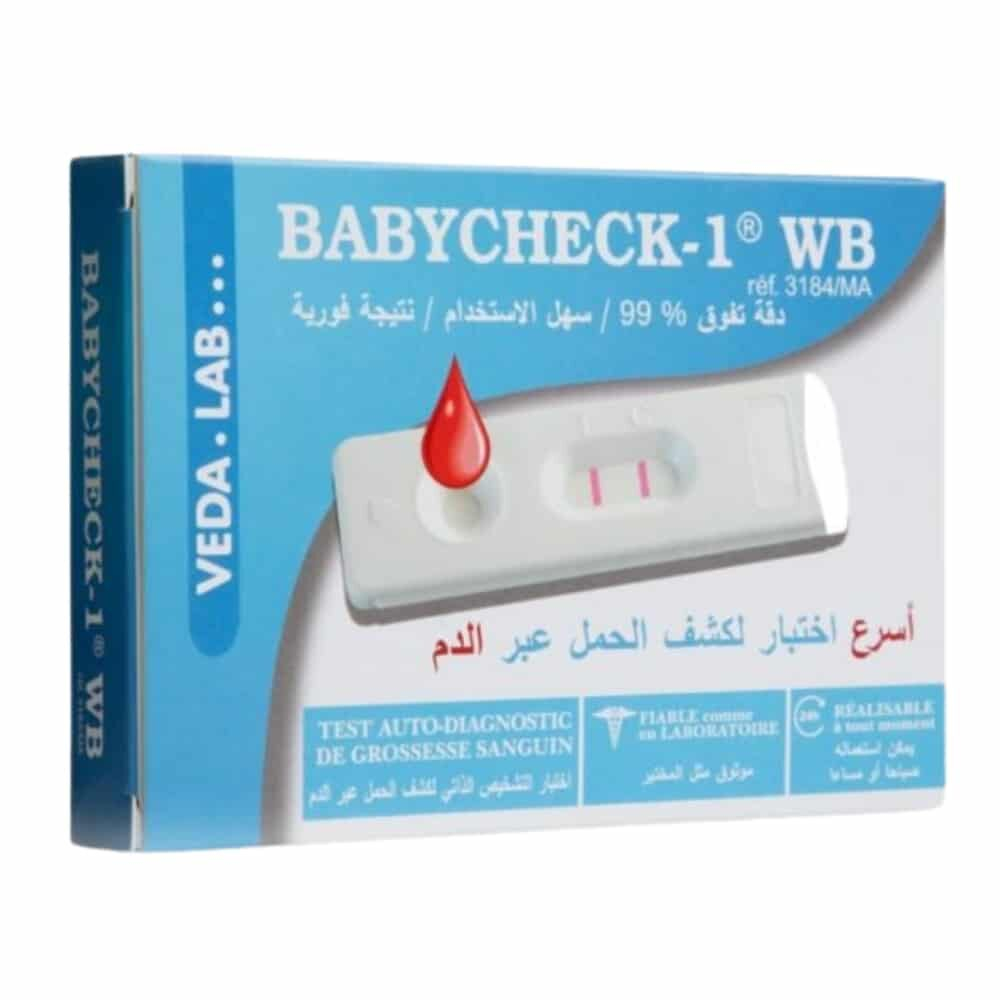 Babycheck 1 Wb Test De Grossesse Sanguin Auto Diagnostique 1u
