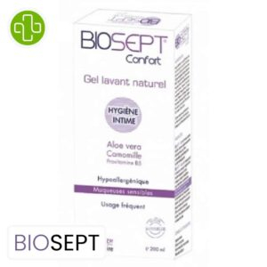 Biosept Traitant Ph 75 Gel Lavant Antiseptique Hygiene Intime 200ml