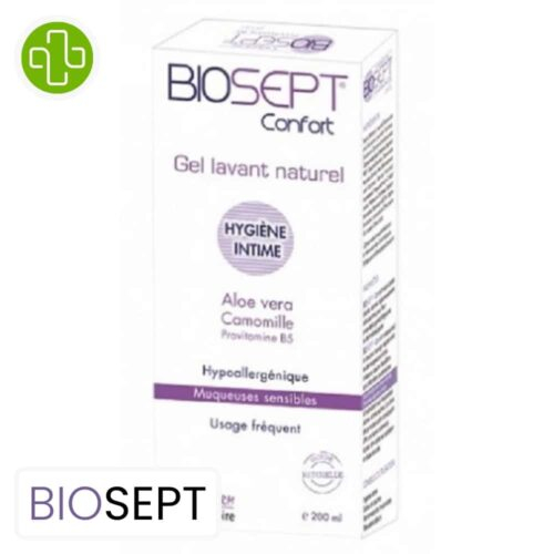 Biosept Traitant Ph 75 Gel Lavant Antiseptique Hygiene Intime 200ml
