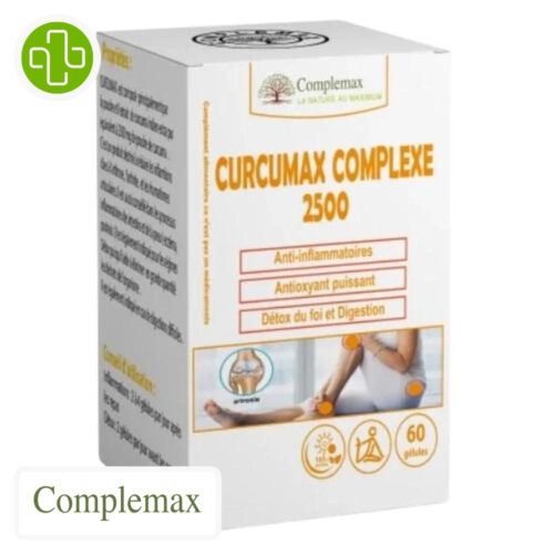 Complemax Curcumax Complexe 2500 - 60 Gélules