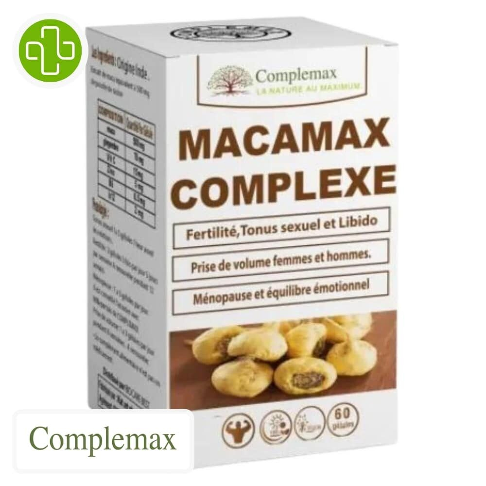Complemax Macamax Complexe 60 Gelules