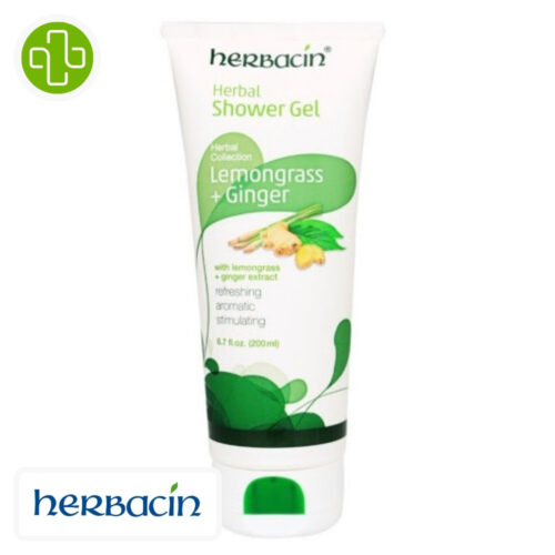Herbacin Herbal Gel-Douche Citronnelle et Gingembre - 200ml