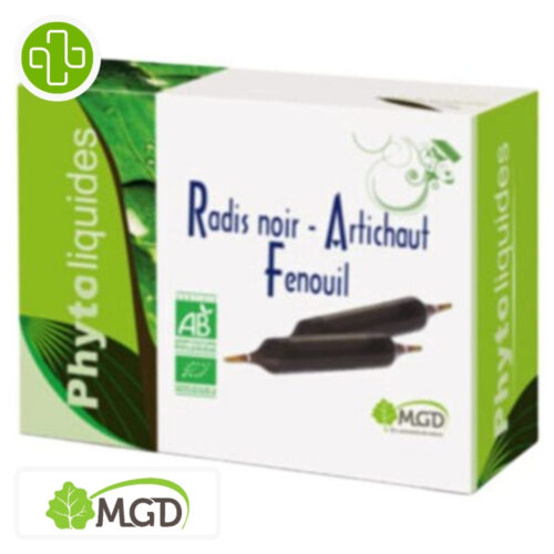 MGD Nature PhytoLiquides Radis Noir et Artichaut Fenouil Ampoules - 10u