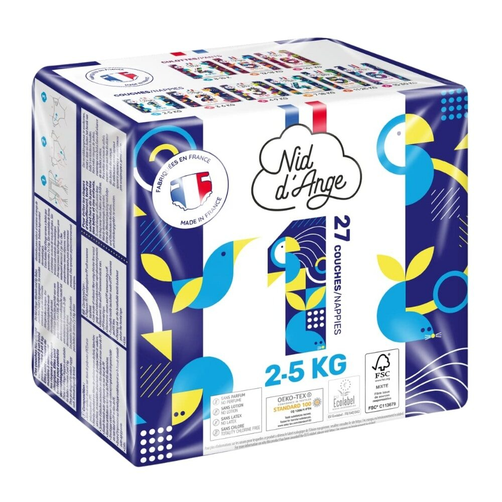 Nid D Ange Couches T1 2 5kg 27u