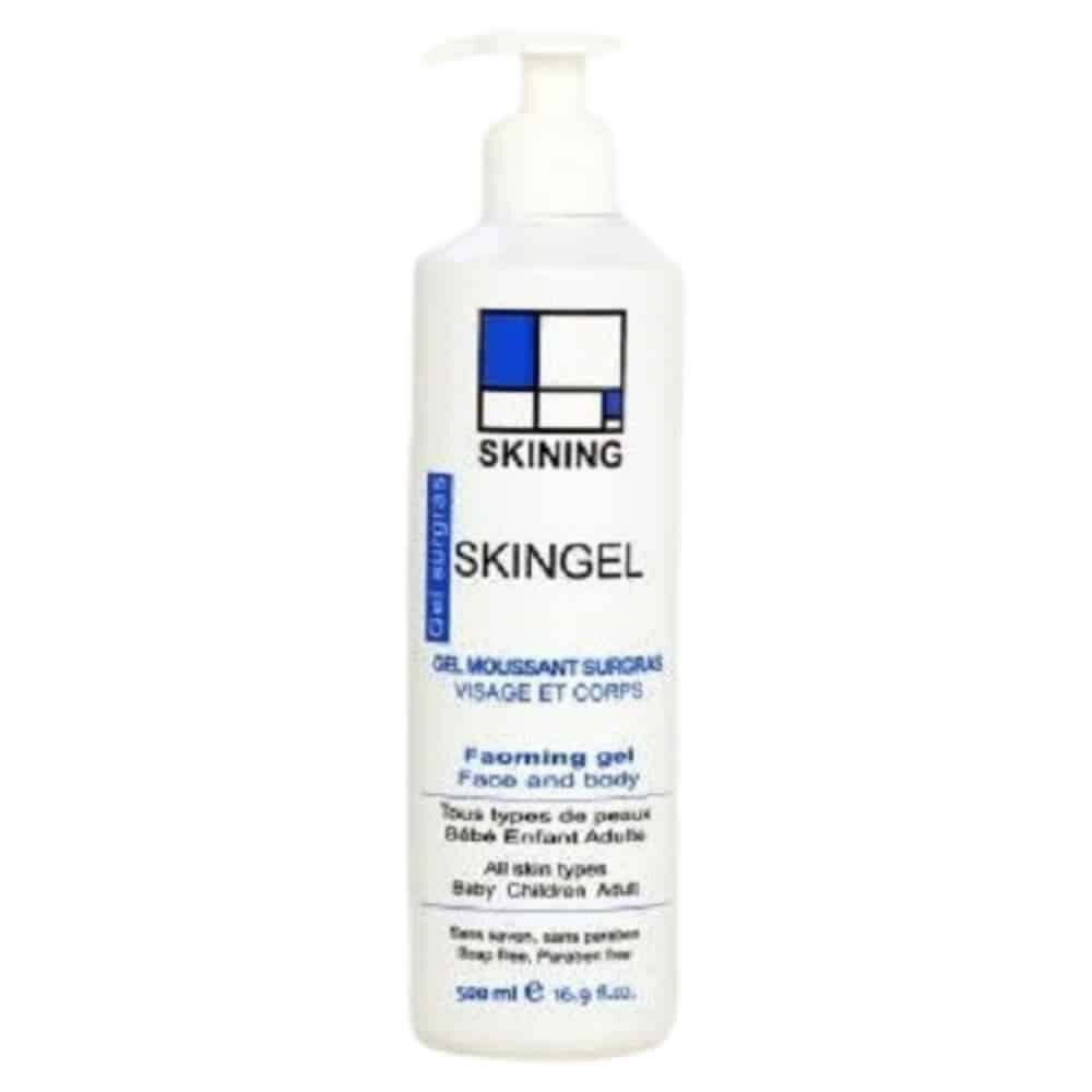 Skining Skingel Gel Nettoyant Moussant Surgras 500ml