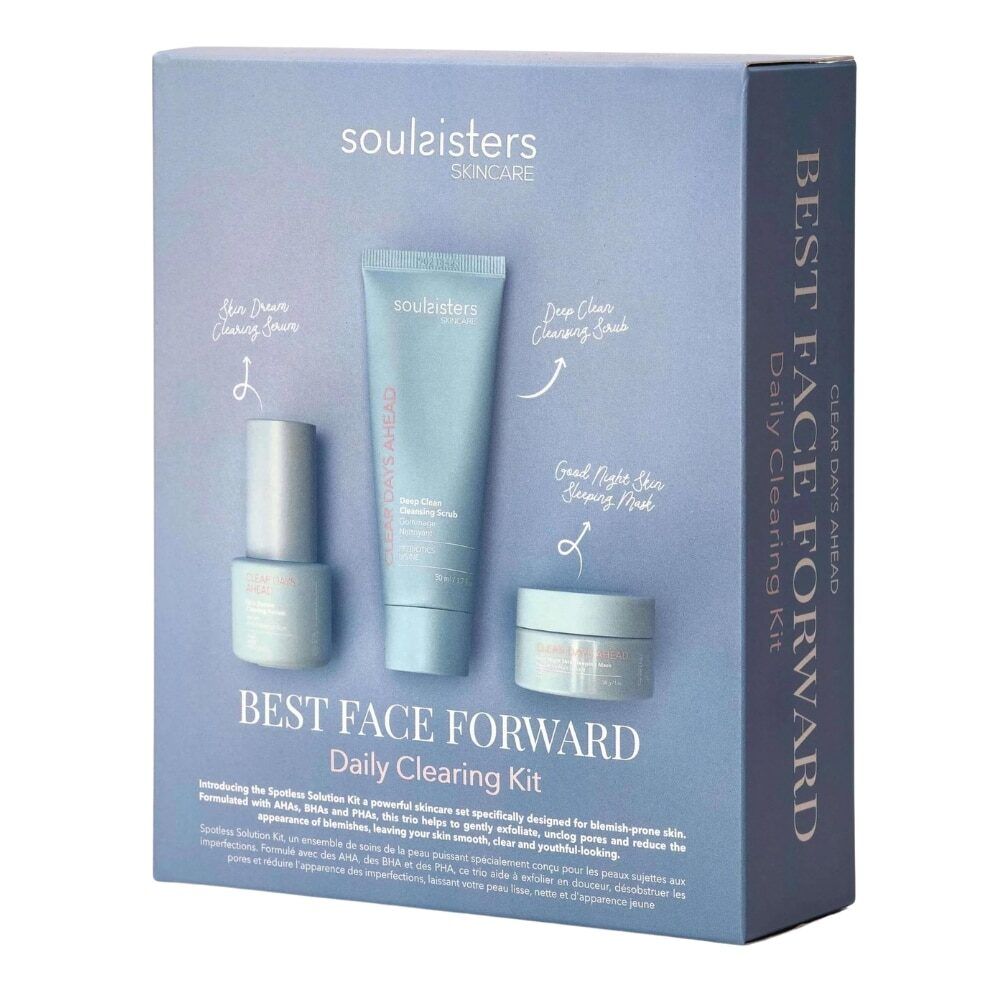 Soulsisters Clear Days Ahead Best Face Forward Kit Anti Imperfections Quotidien 1u