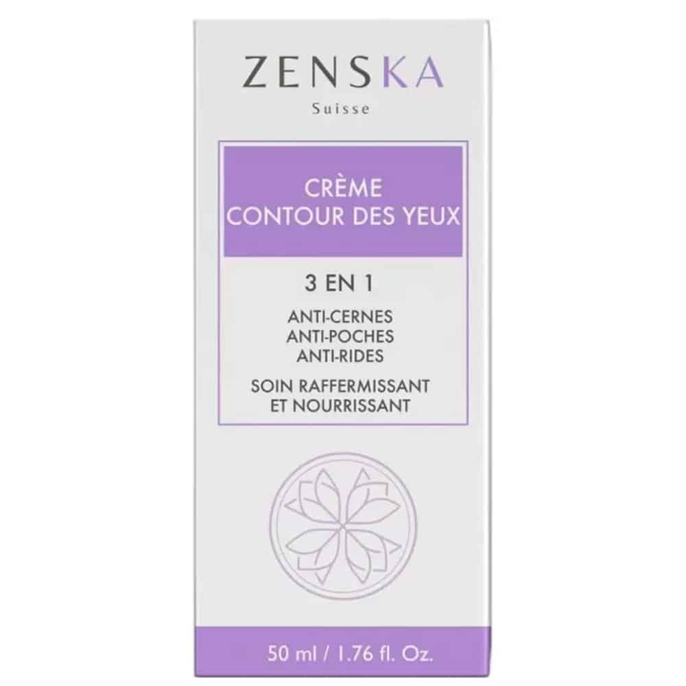 Zenska Creme Contour Des Yeux 3en1 Soin Raffermissant Et Nourrissant 50ml