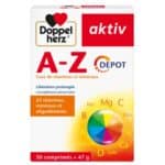 Doppel Herz Aktiv A-Z Depot Cure de Vitamines et Minéraux – 30 Comprimés