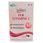 Spirit Pharma Fer et Vitamine C Etat de Fatigue - 30 Gélules