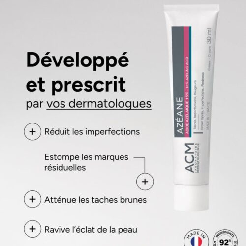 Acm Azeane Creme Acide Azelaique 15 Taches Imperfections Rougeurs 30ml 2