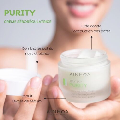 Ainhoa Purity Creme Seboregulatrice 50ml 3
