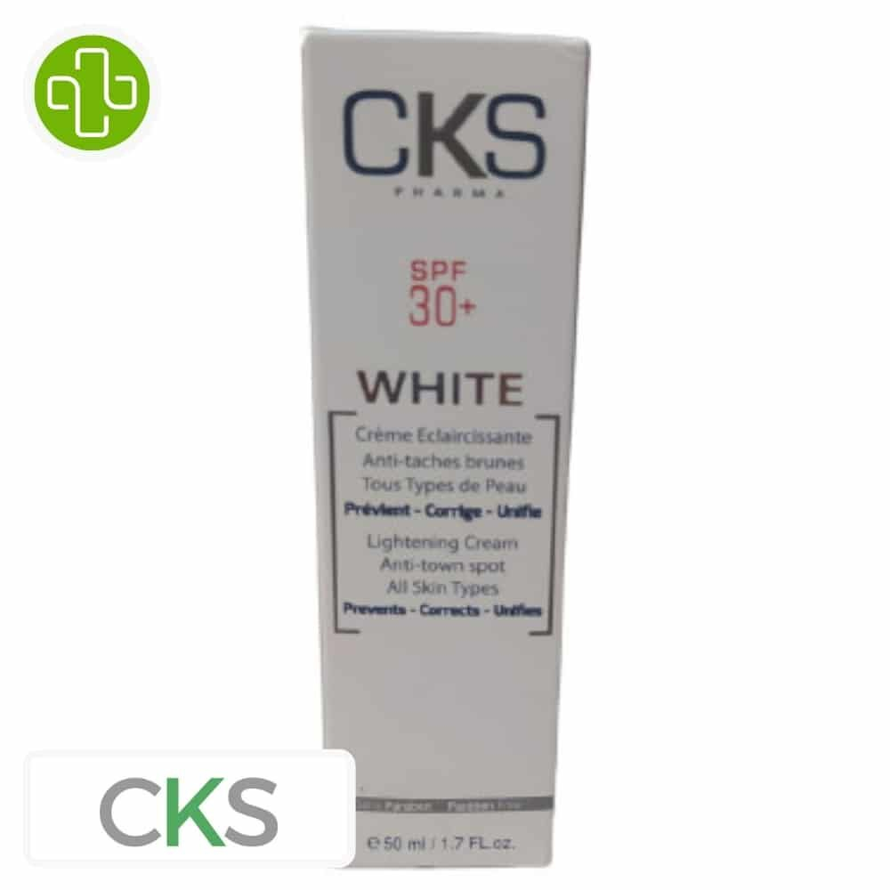 Cks White Creme Eclaircissante Anti Taches Brunes Spf30 50ml
